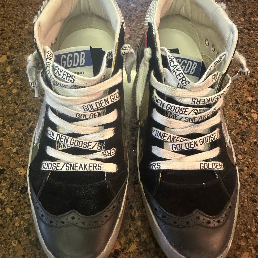 Golden Goose Limited Edition Camo Sneakers